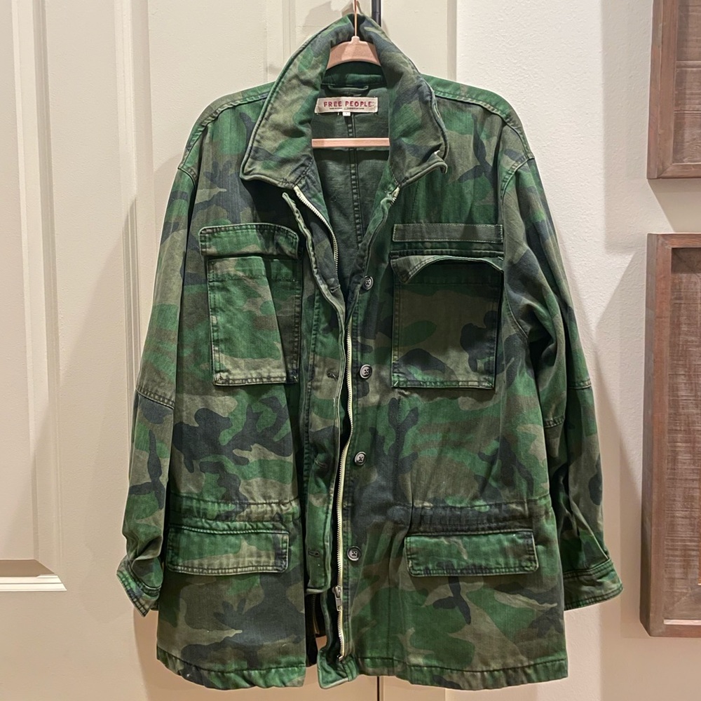 Free People oversized Utility Jacket